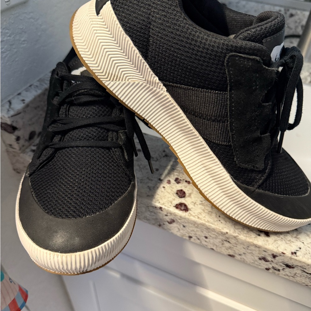 Sorel Black Sneakers with White Soles